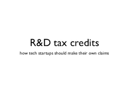 Tax credits, R&D, Research & Development, small business, tax relief